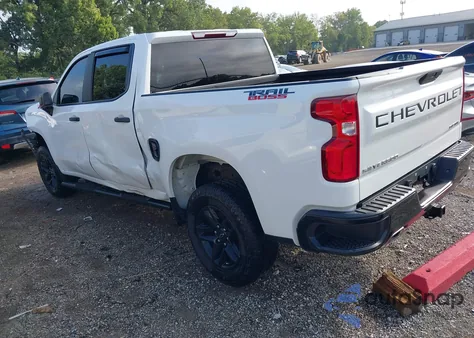 2020 Chevrolet Silverado K1500 Trail Boss Custom из США, поврежденный, VIN 3GCPYCEF1LG442422